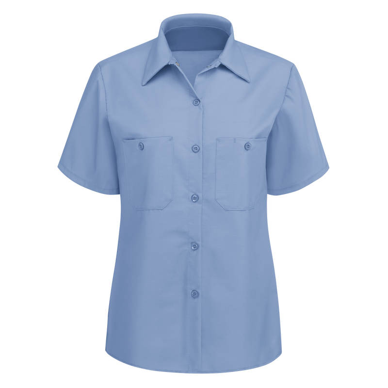 Red Kap SP23 Women's Industrial Work Shirt - Light Blue - XL