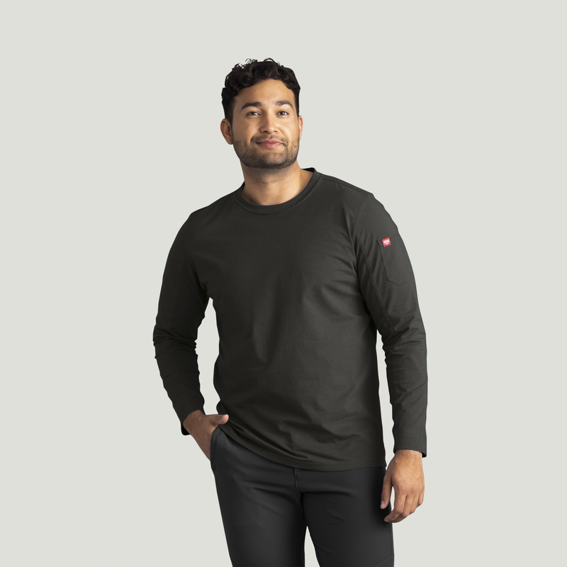 Men's Long Sleeve Midweight Performance Tee image number 11