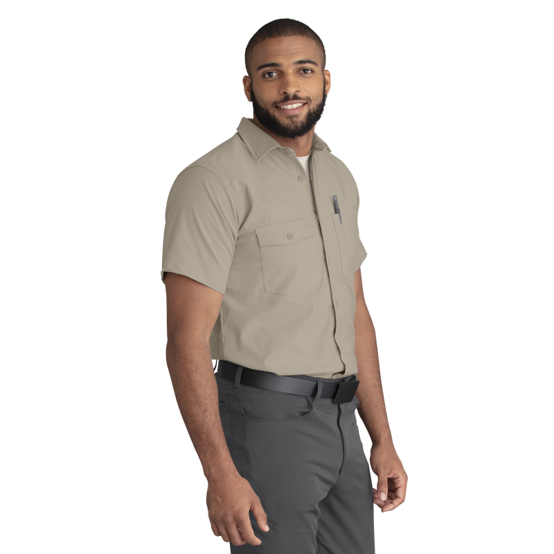 Men's Cooling Short Sleeve Work Shirt image number 11