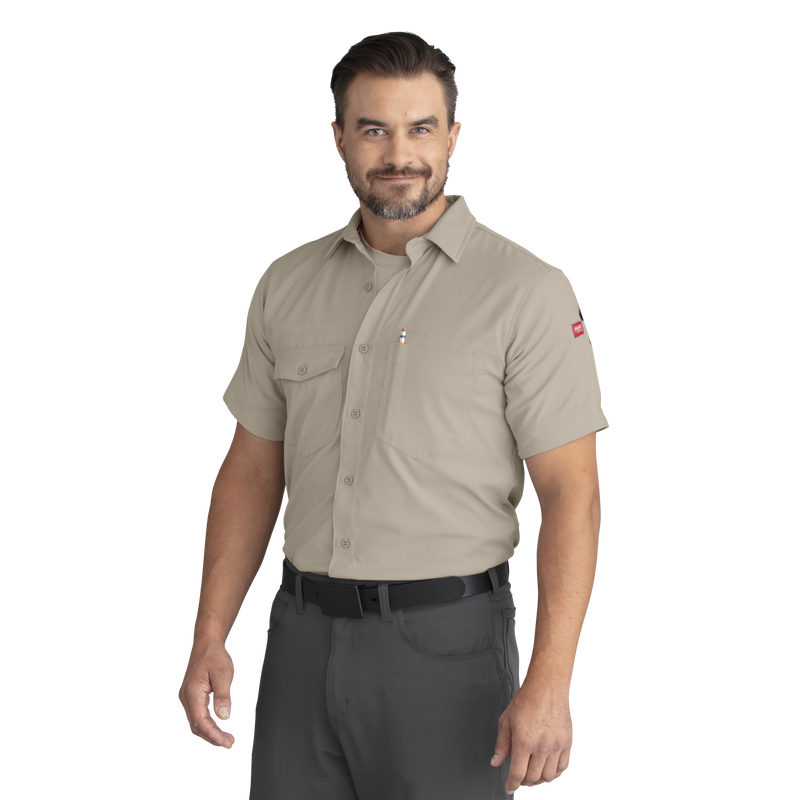 Men's Cooling Short Sleeve Work Shirt image number 5