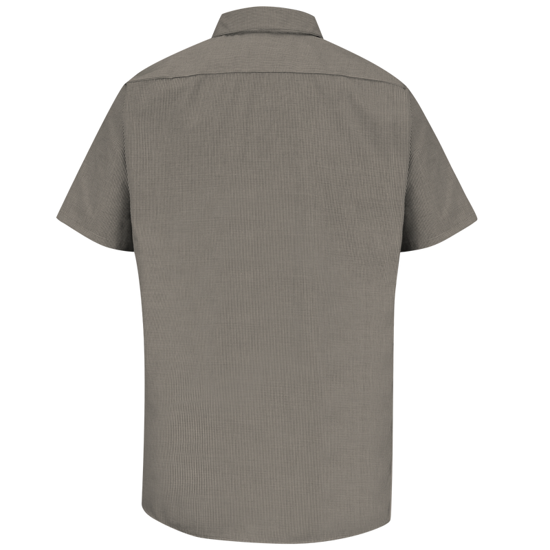 Men's Uniform Shirt - Short Sleeve Microcheck | Red Kap® | Red Kap®