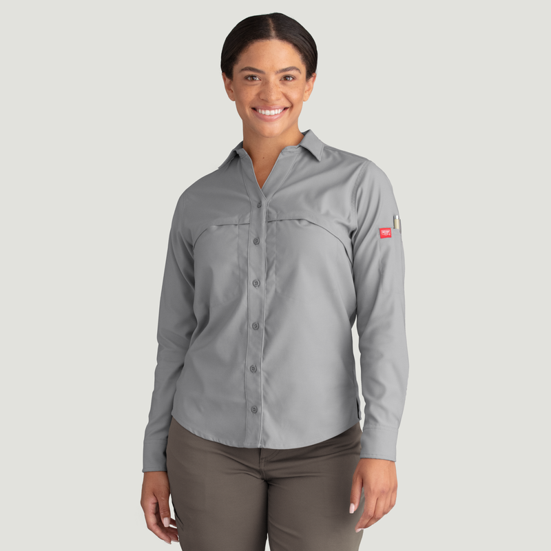 Women's Cooling Long Sleeve Work Shirt image number 7