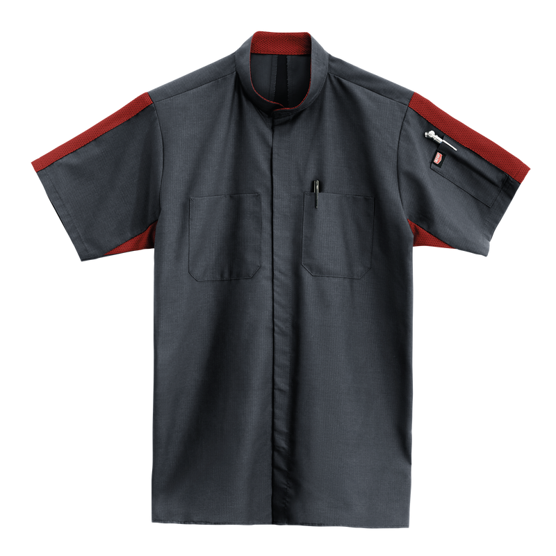 Men's Short Sleeve Two Tone Pro+ Work Shirt with OilBlok and MIMIX® image number 6