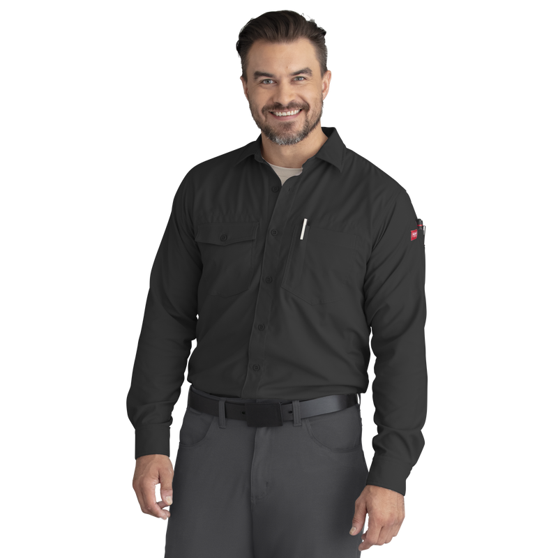 Men's Cooling Long Sleeve Work Shirt image number 5