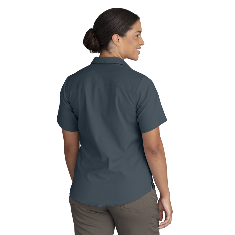 Women's Cooling Short Sleeve Work Shirt image number 8