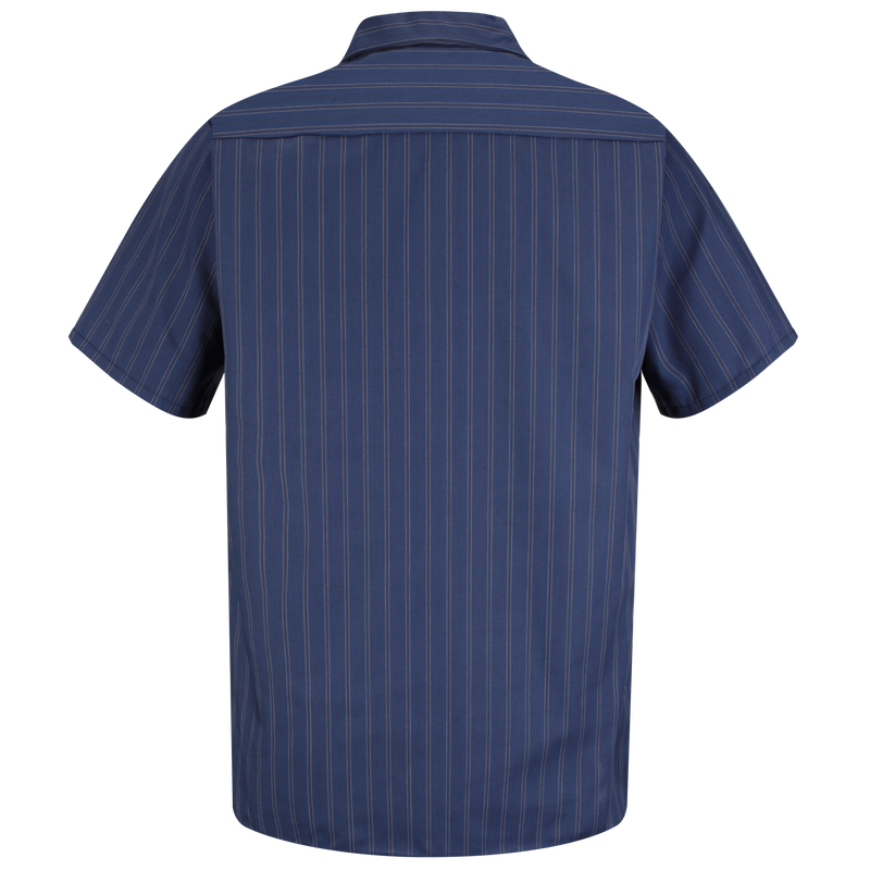 Men's Short Sleeve Striped Work Shirt | Red Kap®