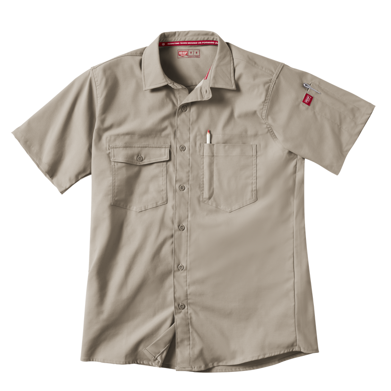 Men's Cooling Short Sleeve Work Shirt image number 18