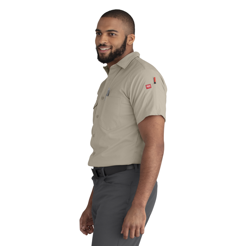 Men's Cooling Short Sleeve Work Shirt image number 9