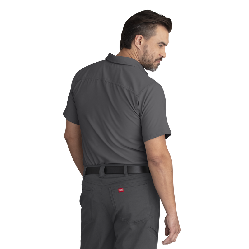 Men's Cooling Short Sleeve Work Shirt image number 7