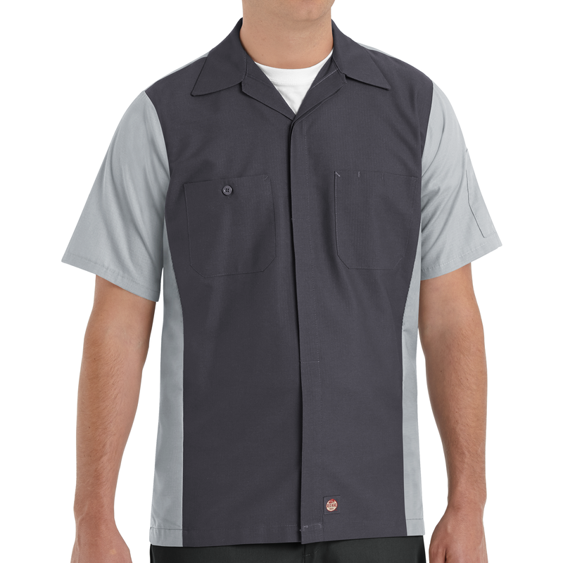 Men's Short Sleeve Two-Tone Crew Shirt | Red Kap®
