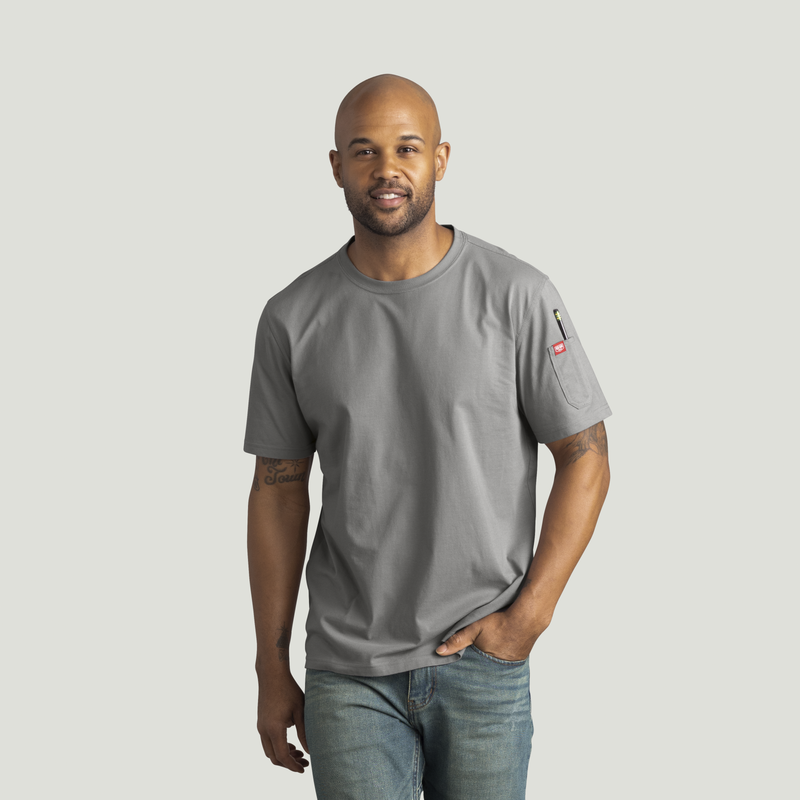 Men's Short Sleeve Midweight Performance Tee image number 6