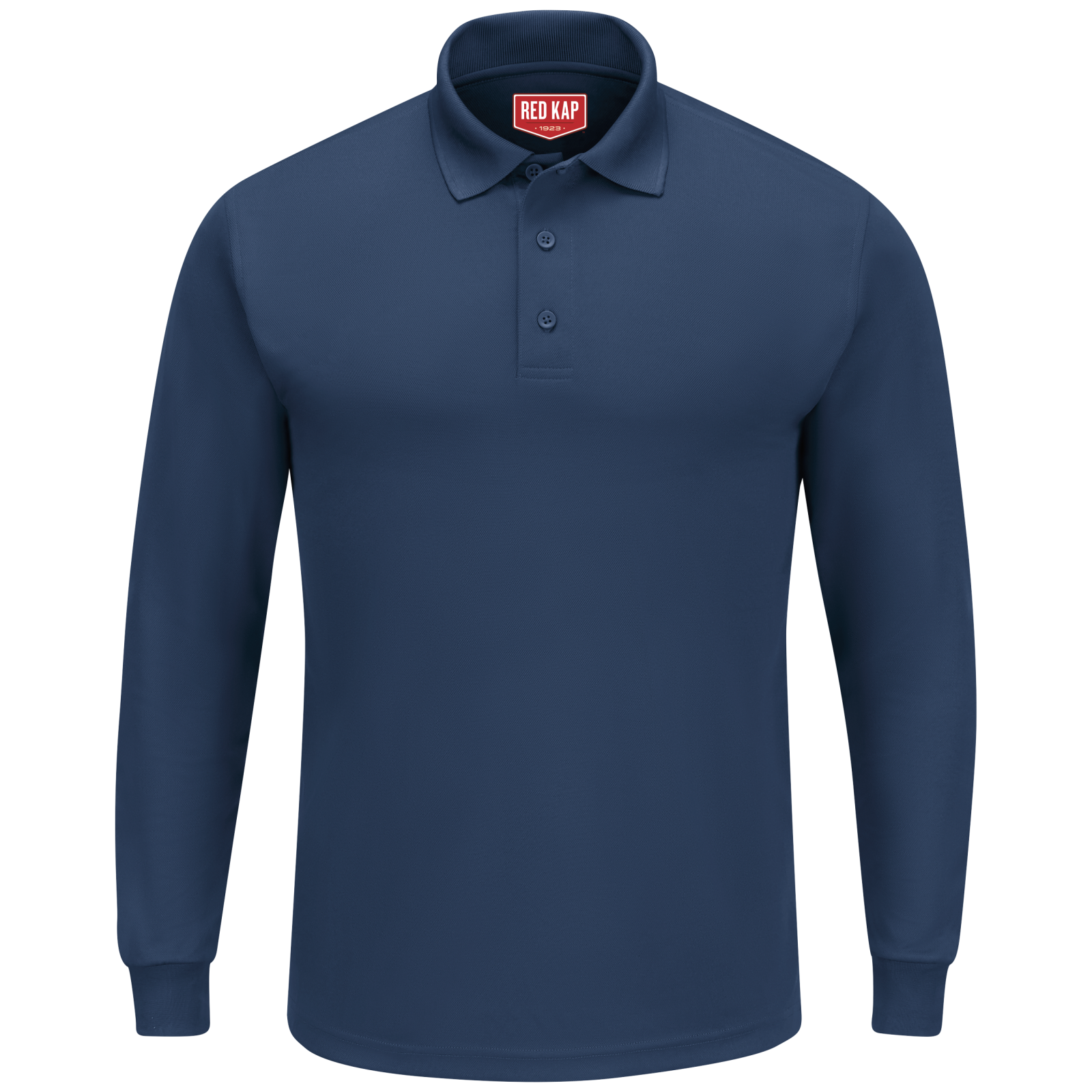 Men's Long Sleeve Performance Knit® Polo Red Kap®