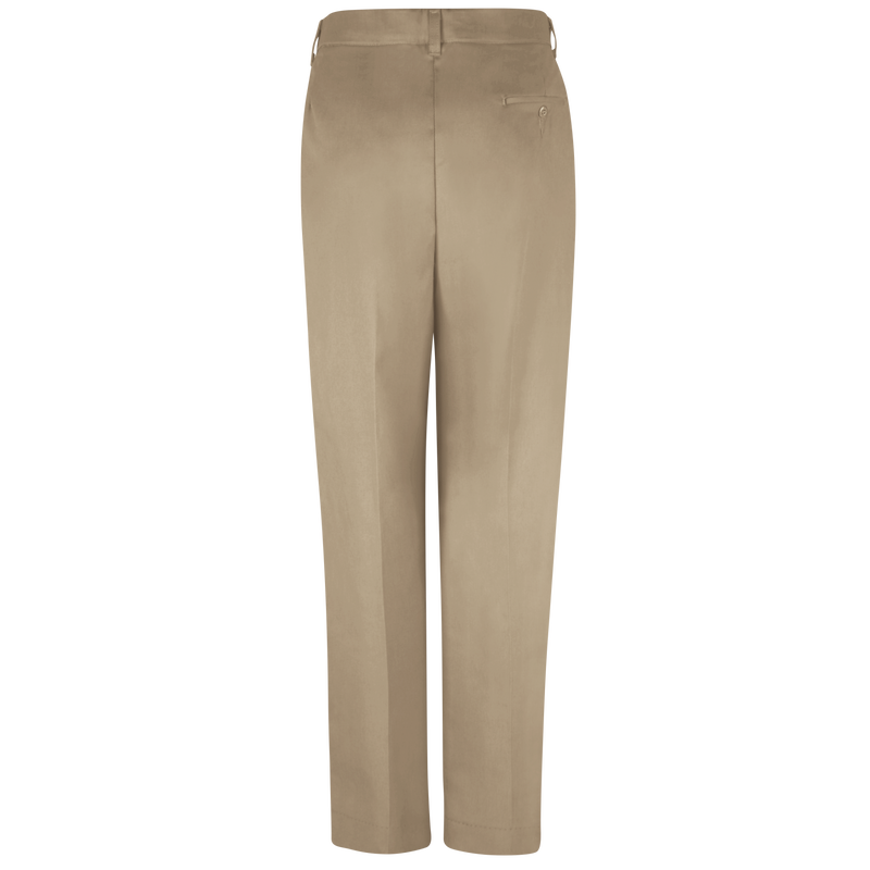 Pleated White Twill Pant