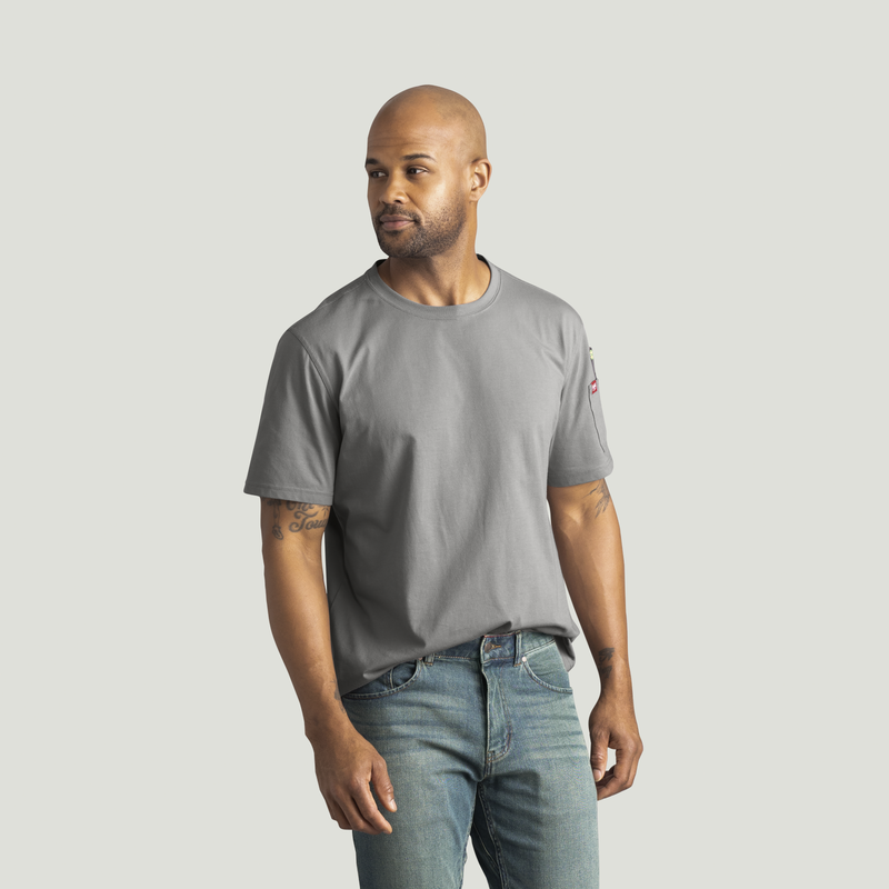 Men's Short Sleeve Midweight Performance Tee image number 5