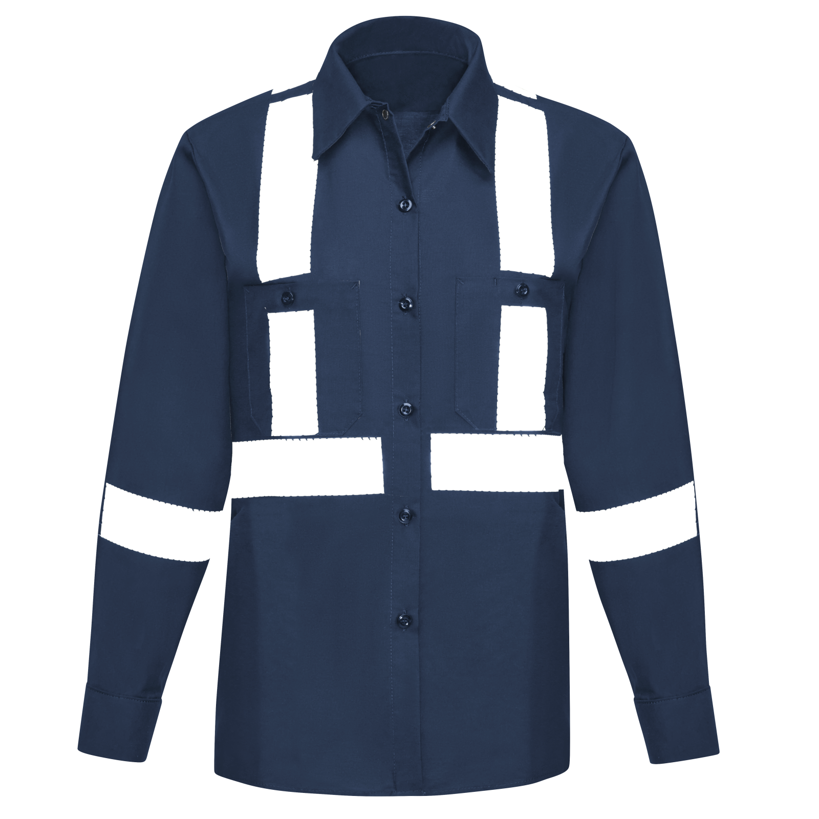 blue work shirt womens