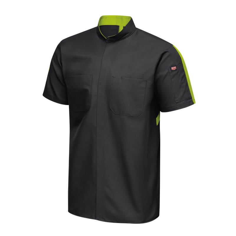 Men's Short Sleeve Two Tone Pro+ Work Shirt with OilBlok and MIMIX® image number 4