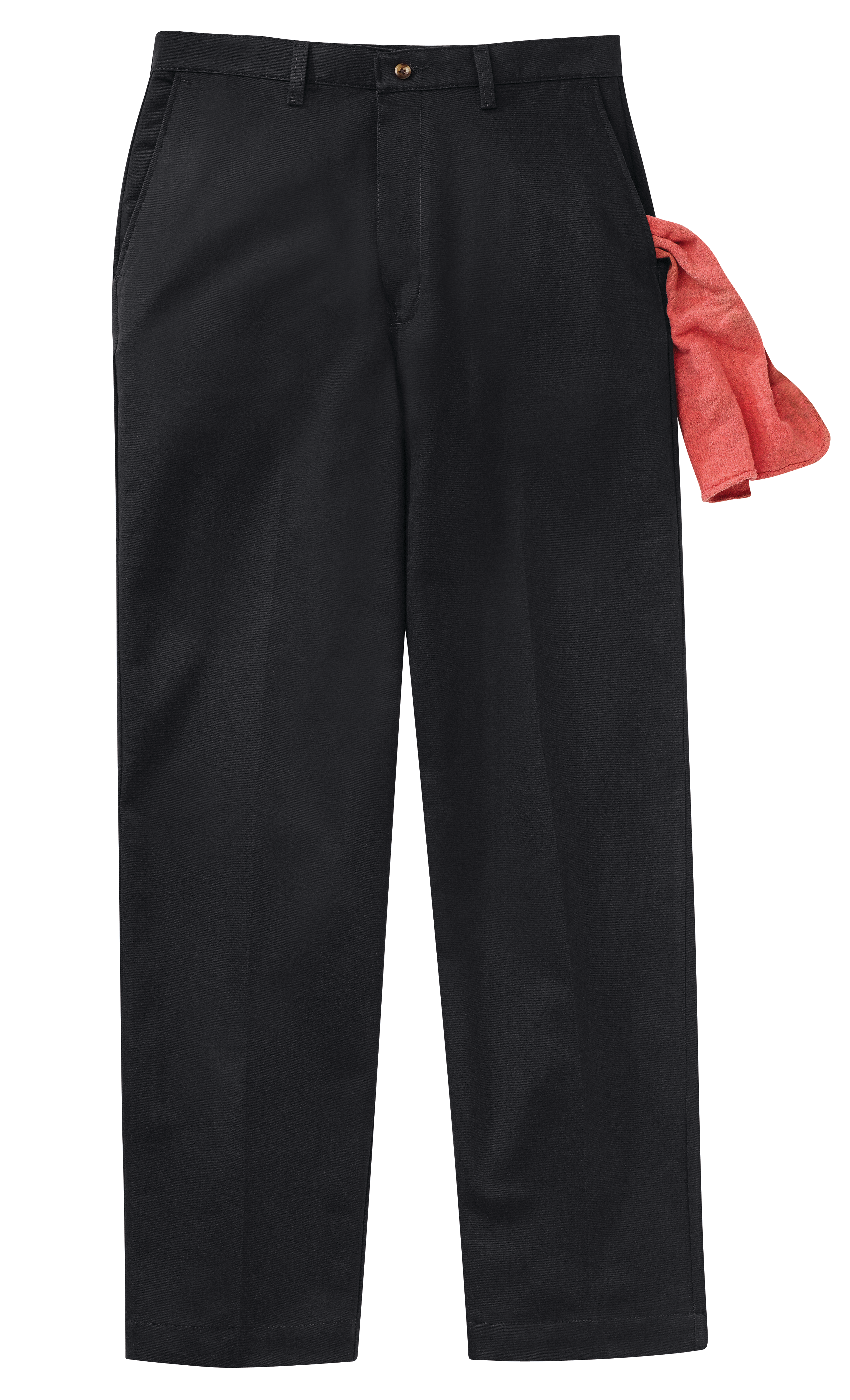 Men's Plain Front Cotton Pant