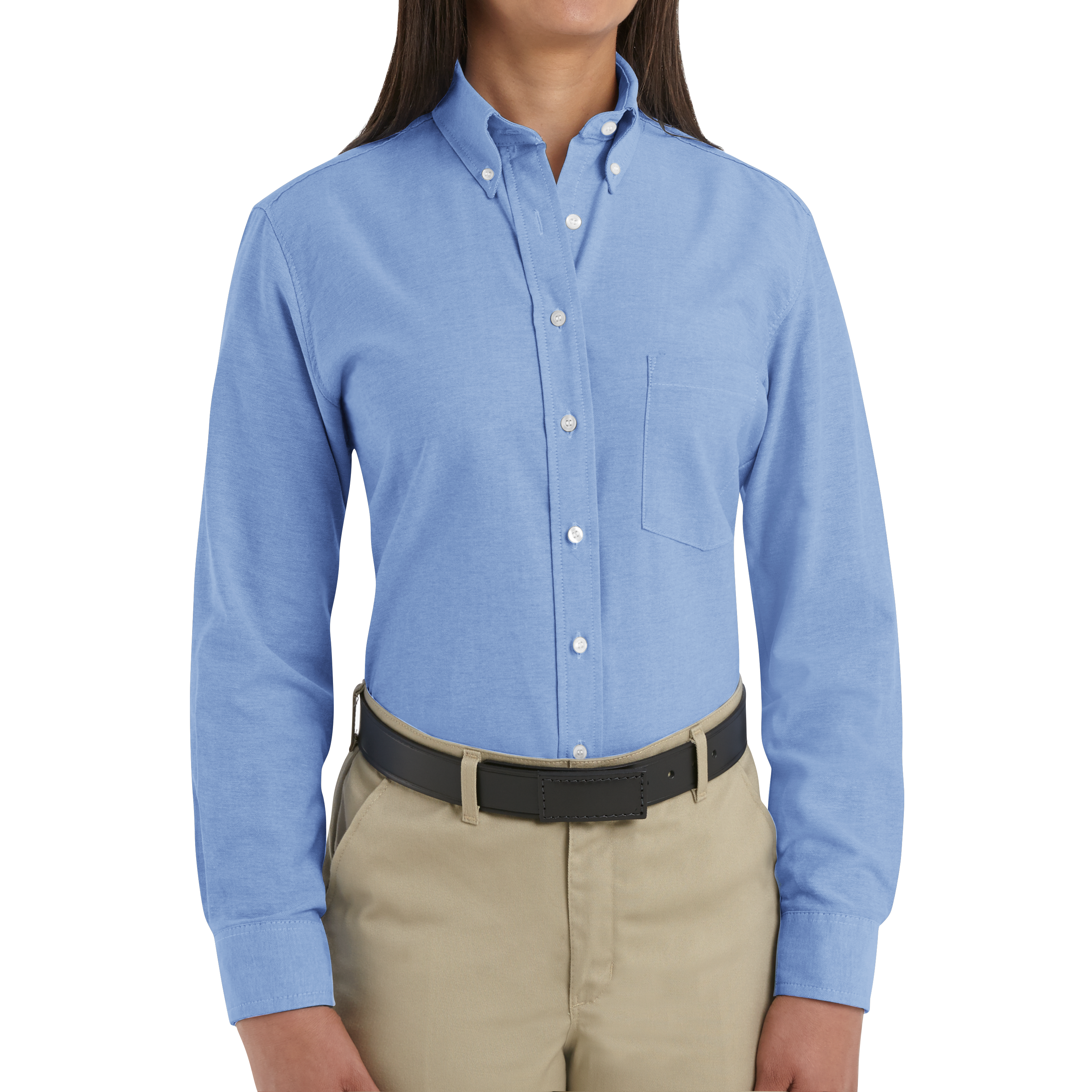 Lids Boston Red Sox Cutter & Buck Women's Americana Logo Oxford Stretch  Long Sleeve Button-Up Shirt - Light Blue